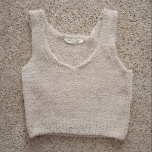 Fuzzy Tank Loungewear Top